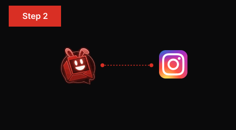 PluginChatBot connected to an Instagram Professional account